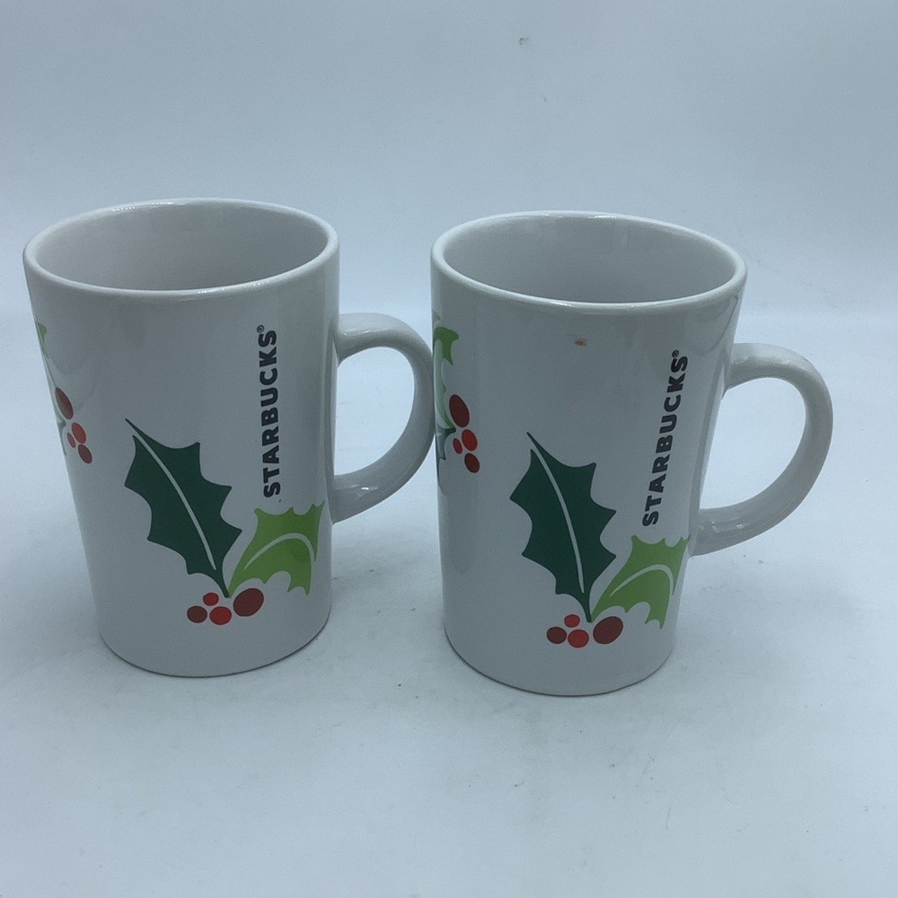Two Starbucks 2011 Holiday Mugs